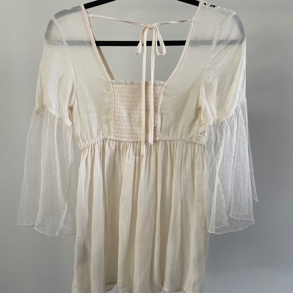 Rebellion Lace Detail Boho Style Shirt - Picture 2 of 3